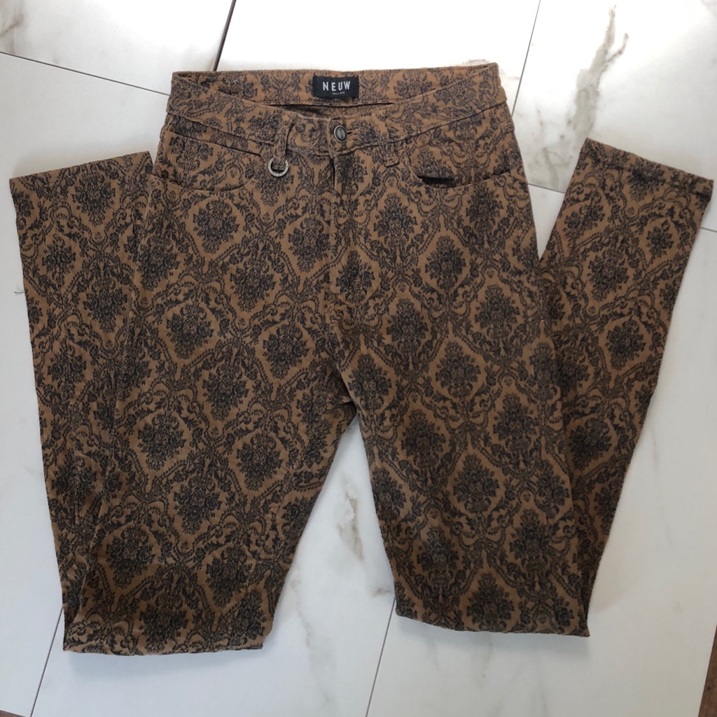 Neuw Skinny Razor Baroque Style Jeans